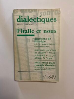 Dialectiques L´italie Et Nous