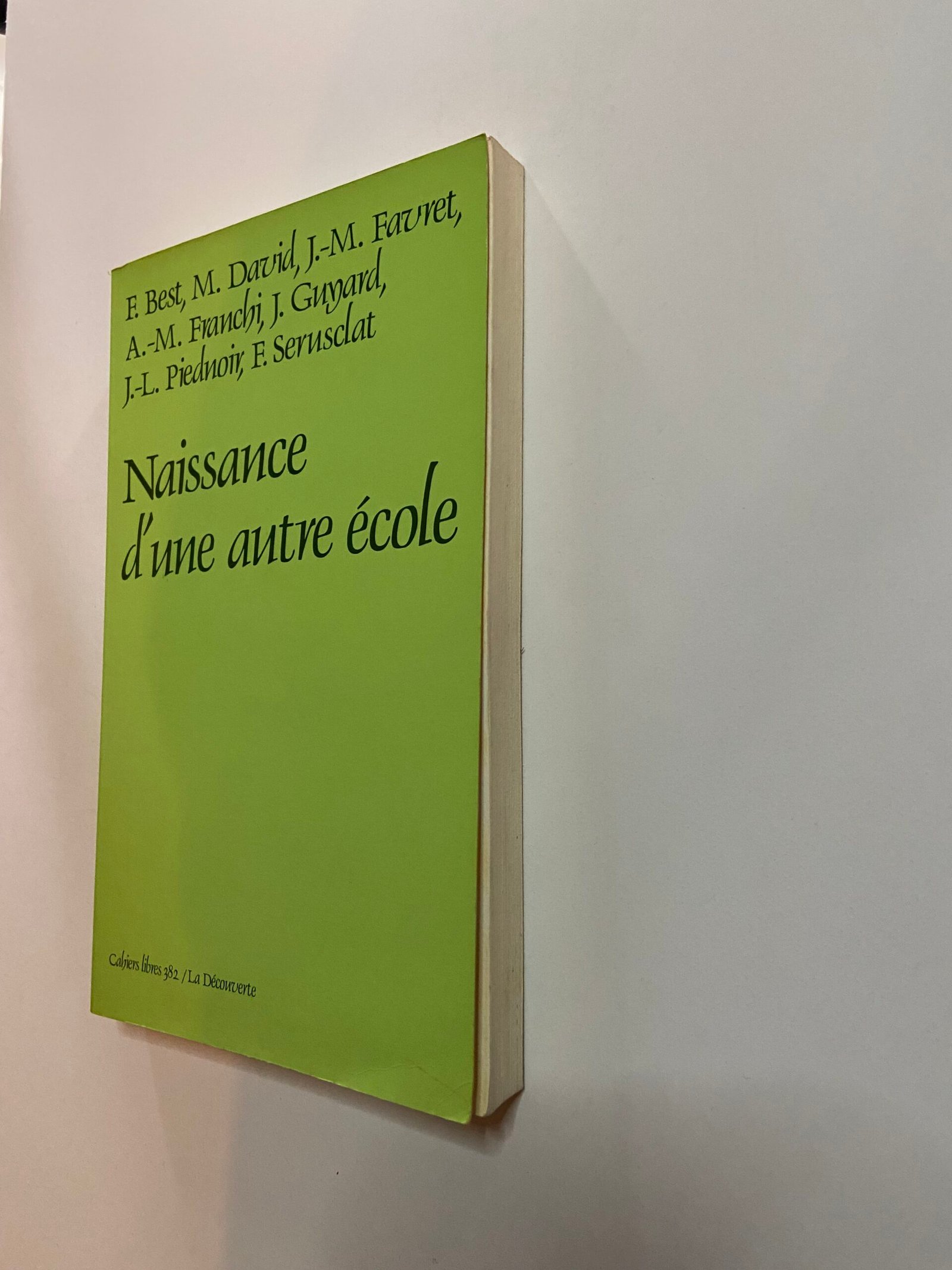 Naissance D'une Autre École - Image 3